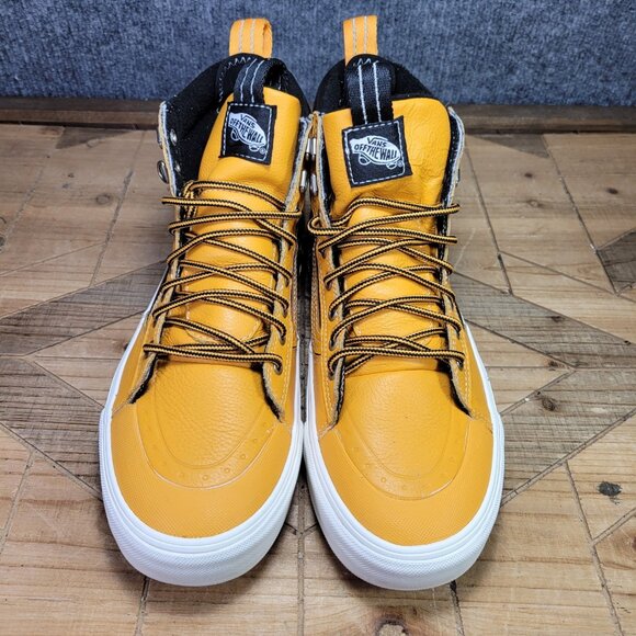 🔥 Vans SK8 HI MTE 2.0 DX Mens 9 Apricot /‎ Black All Weather Hiking Shoes Boots - Picture 3 of 11
